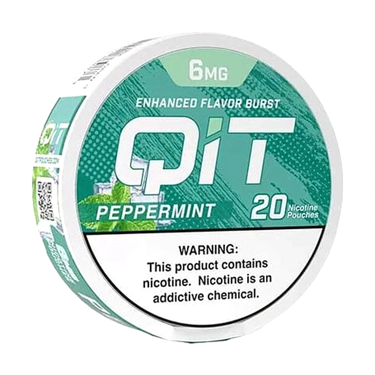 QIT BOLSAS DE NICOTINA PEPPERMINT 6MG
