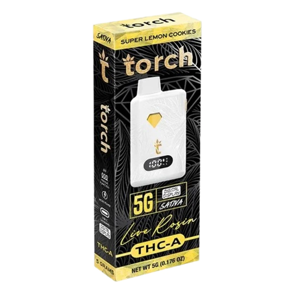Vaporizador TORCH 5G sabor SUPER LEMON COOKIES — Full VIP Importaciones