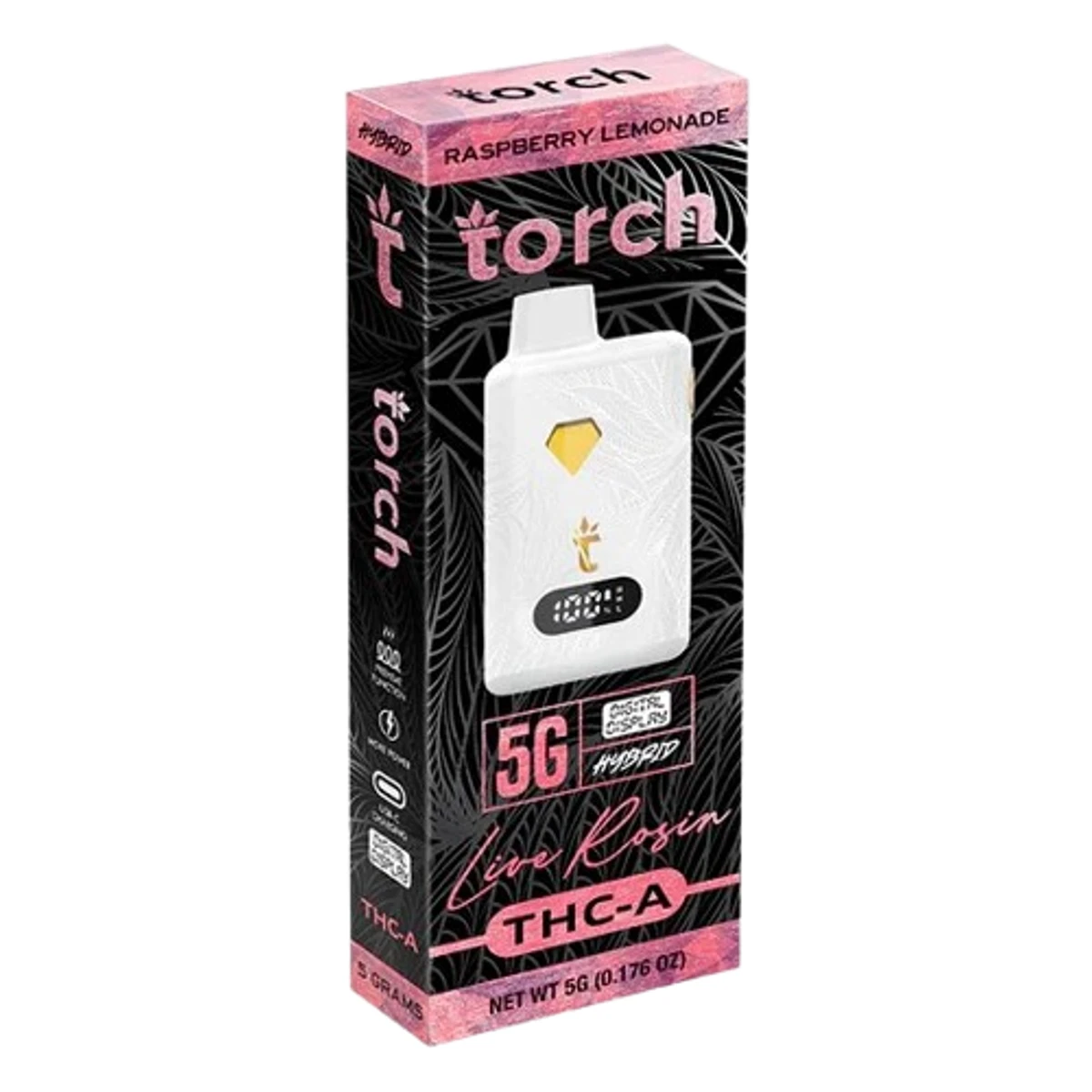 Vaporizador TORCH 5G sabor RASPBERRY LEMONADE — Full VIP Importaciones