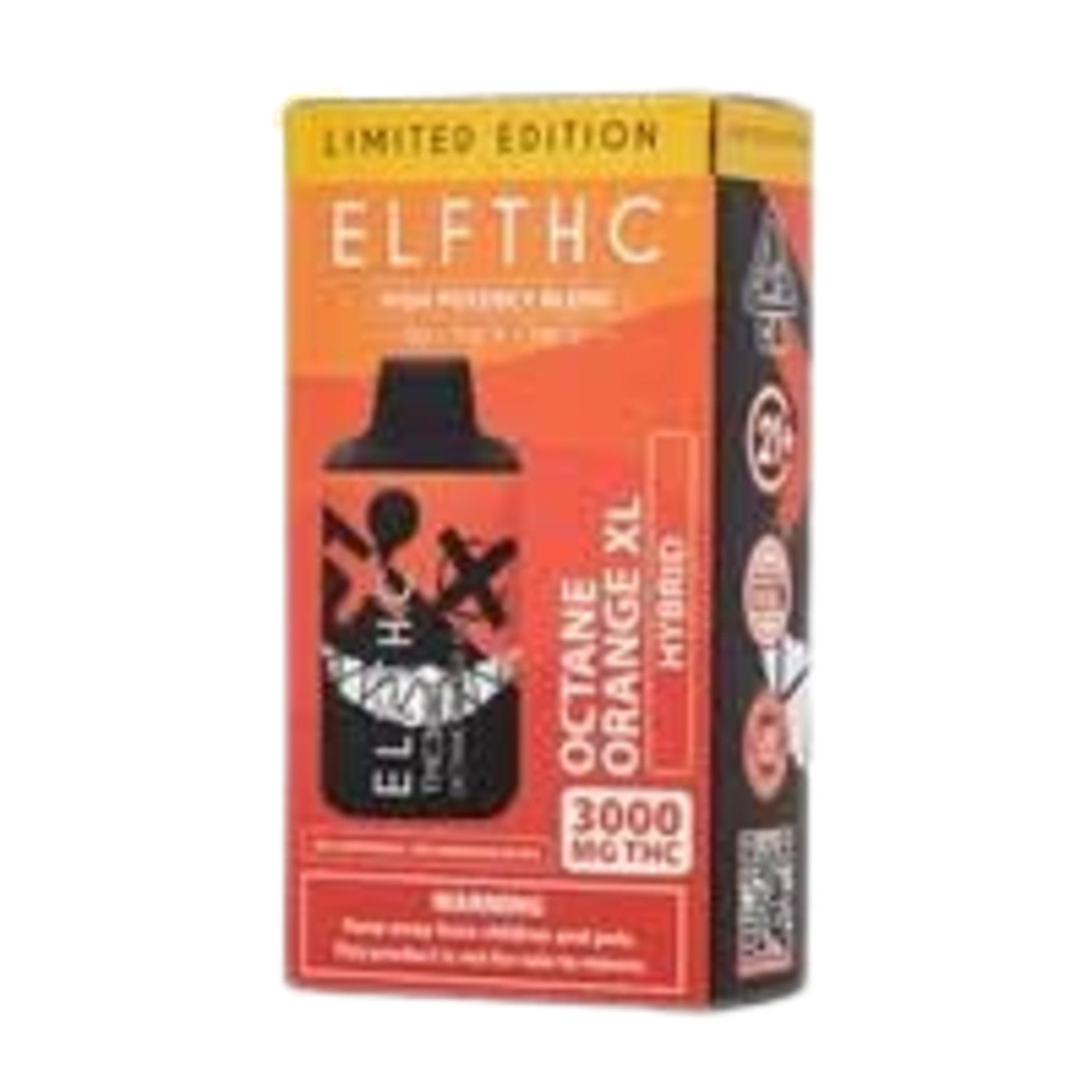 Vaporizador ELFTHC LIMITED EDITION - 3000 MG sabor OCTANE ORANGE XL (HYBRID) — Full VIP Importaciones