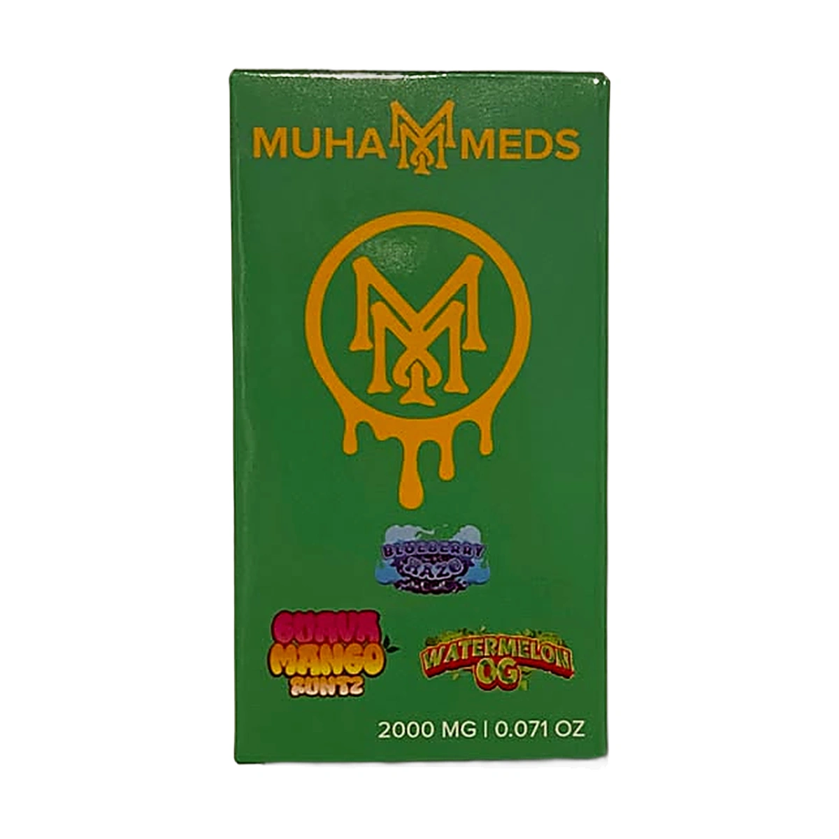 Vaporizador MUHAMEDS DESCARTABLES - 2000 MG sabor BLUEBERRY HAZE / GUAVA MANGO RUNTZ / WATERMELON OG — Full VIP Importaciones