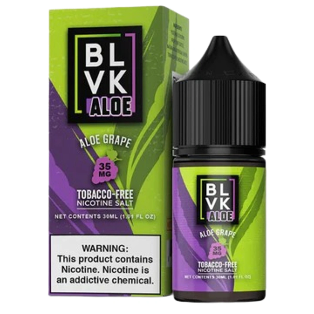 Vaporizador BLVK SALT ALOE sabor GRAPE ICE - 50MG — Full VIP Importaciones