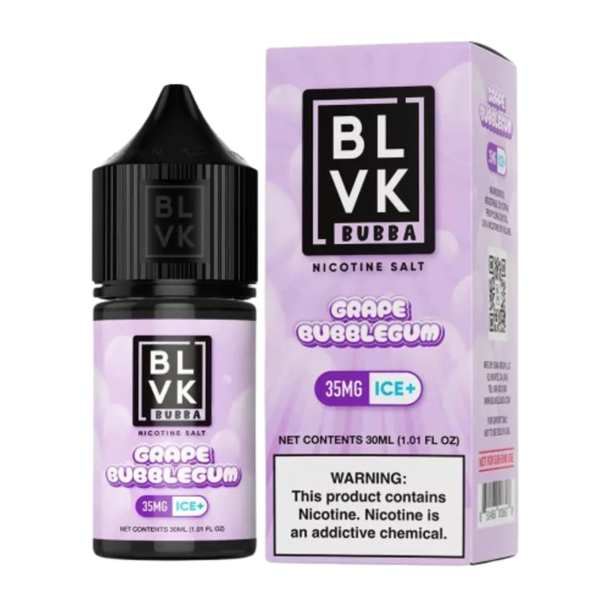Vaporizador BLVK SALT BUBBA sabor GRAPE BUBBLEGUM - 20MG — Full VIP Importaciones