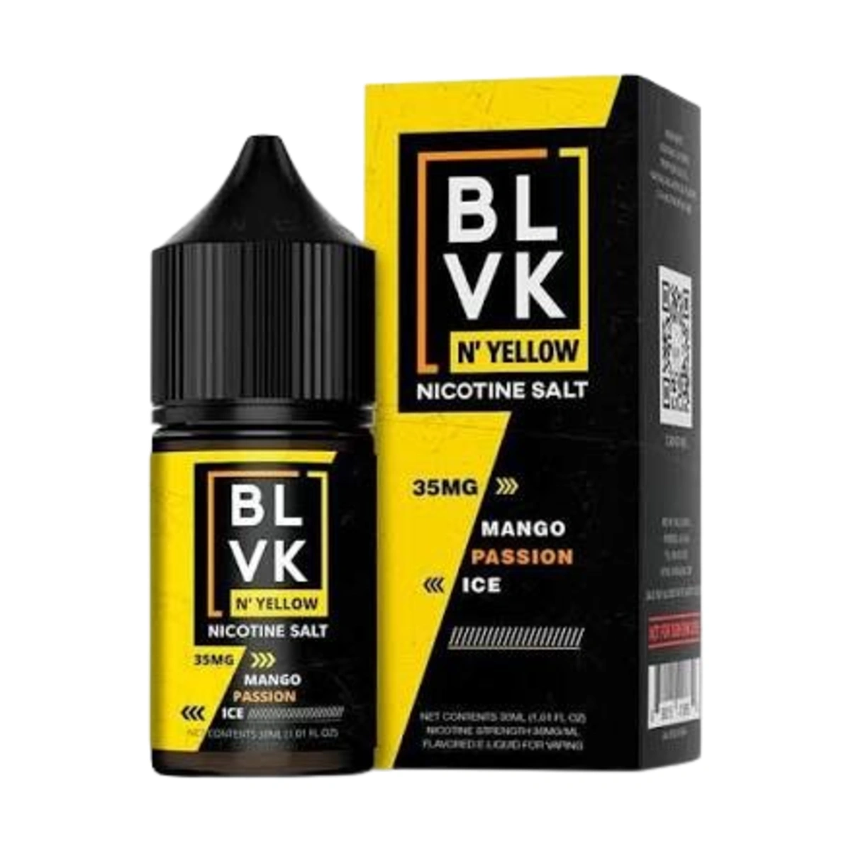 Vaporizador BLVK SALT YELLOW sabor MANGO PASSION ICE - 50MG — Full VIP Importaciones