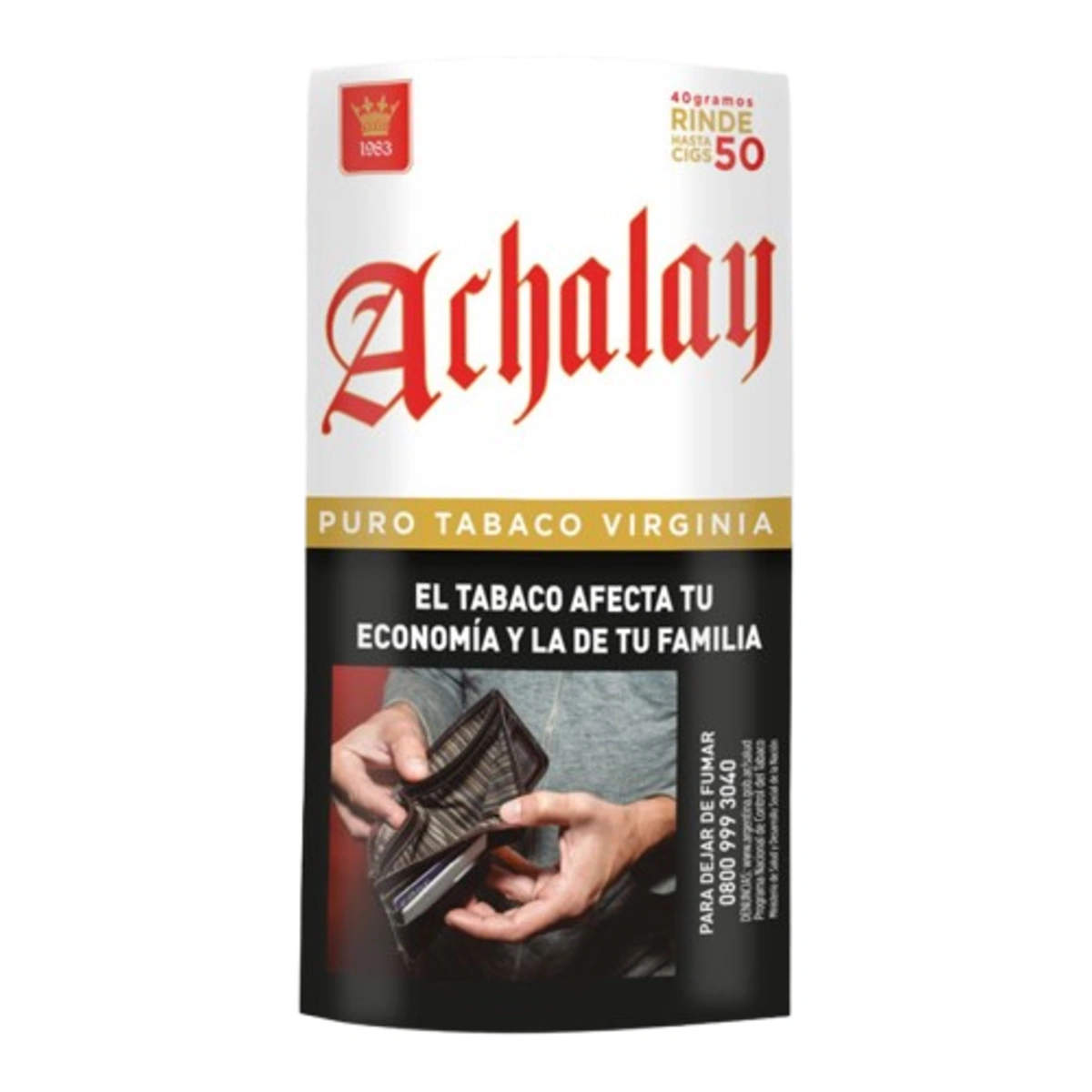Vaporizador ACHALAY 40GR sabor RUBIO VIRGINIA — Full VIP Importaciones