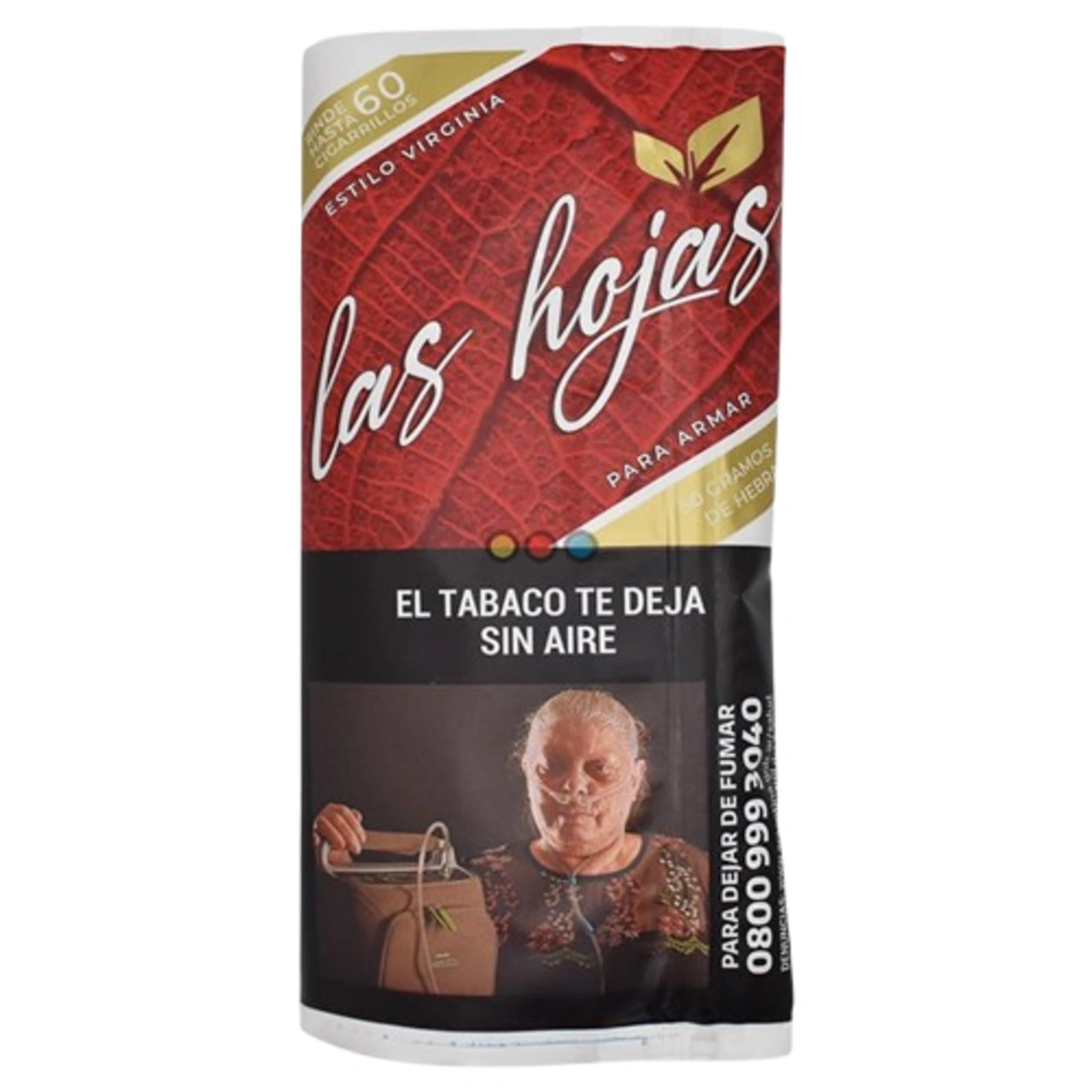 Vaporizador LAS HOJAS 50GR sabor VIRGINIA — Full VIP Importaciones