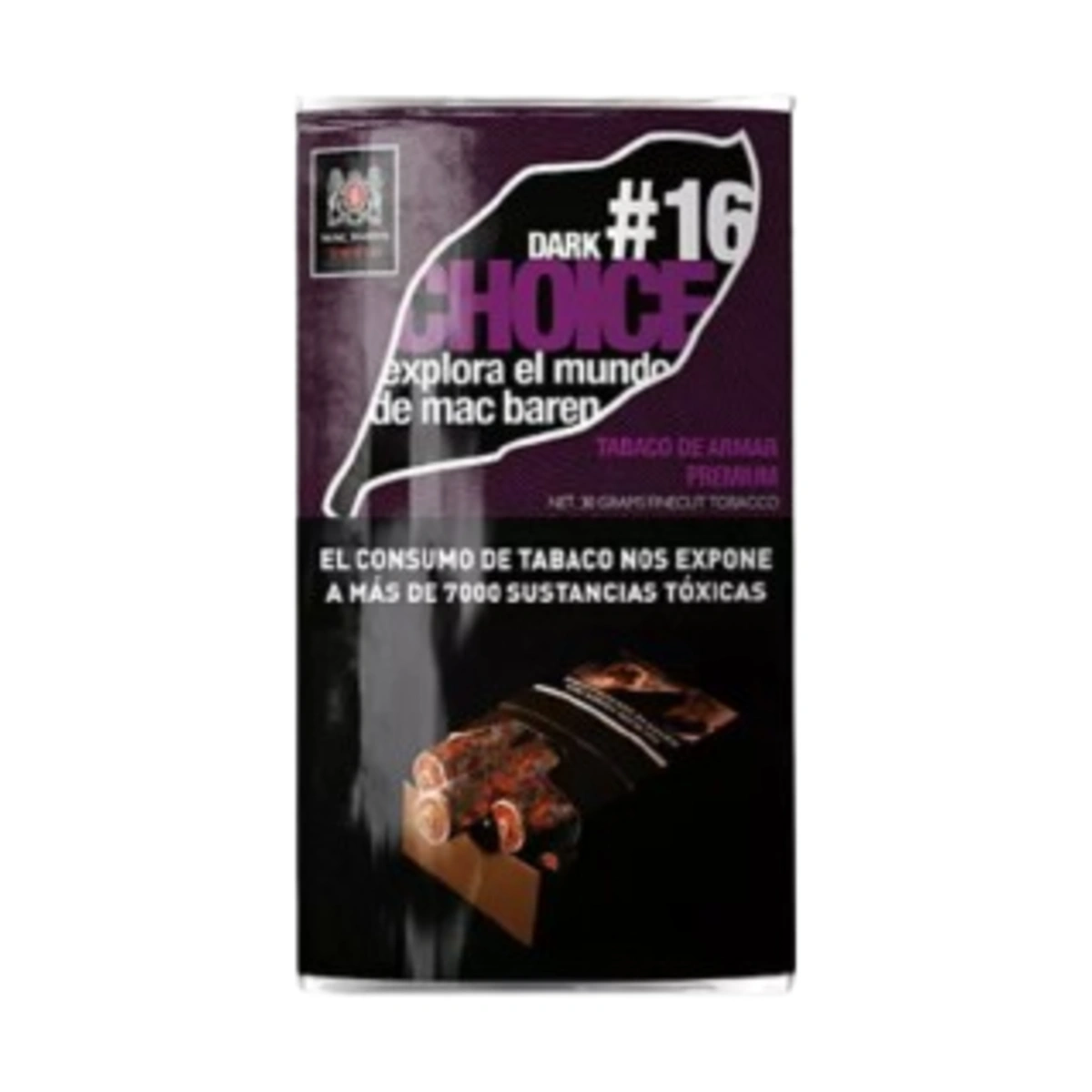 Vaporizador MAC BAREN DARK CHOCOLATE sabor CHOICE #16 — Full VIP Importaciones