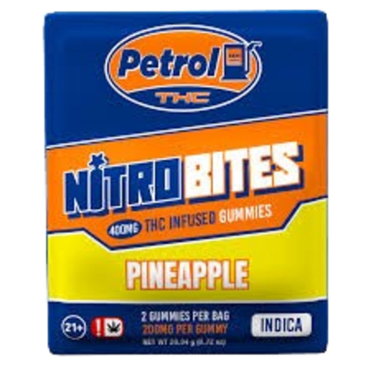 Vaporizador PETROL THC NITRO BITES - GUMMIES 400 MG sabor PINEAPPLE — Full VIP Importaciones